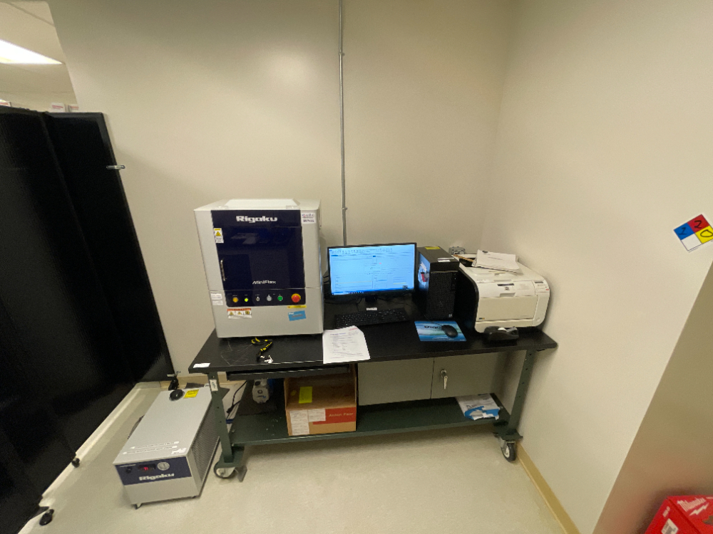 Image of Rigaku MiniFlex XRD System with Chiller Computer Monitor and Printer